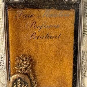 Fair Maiden Perfume Pendant with Gold Chain